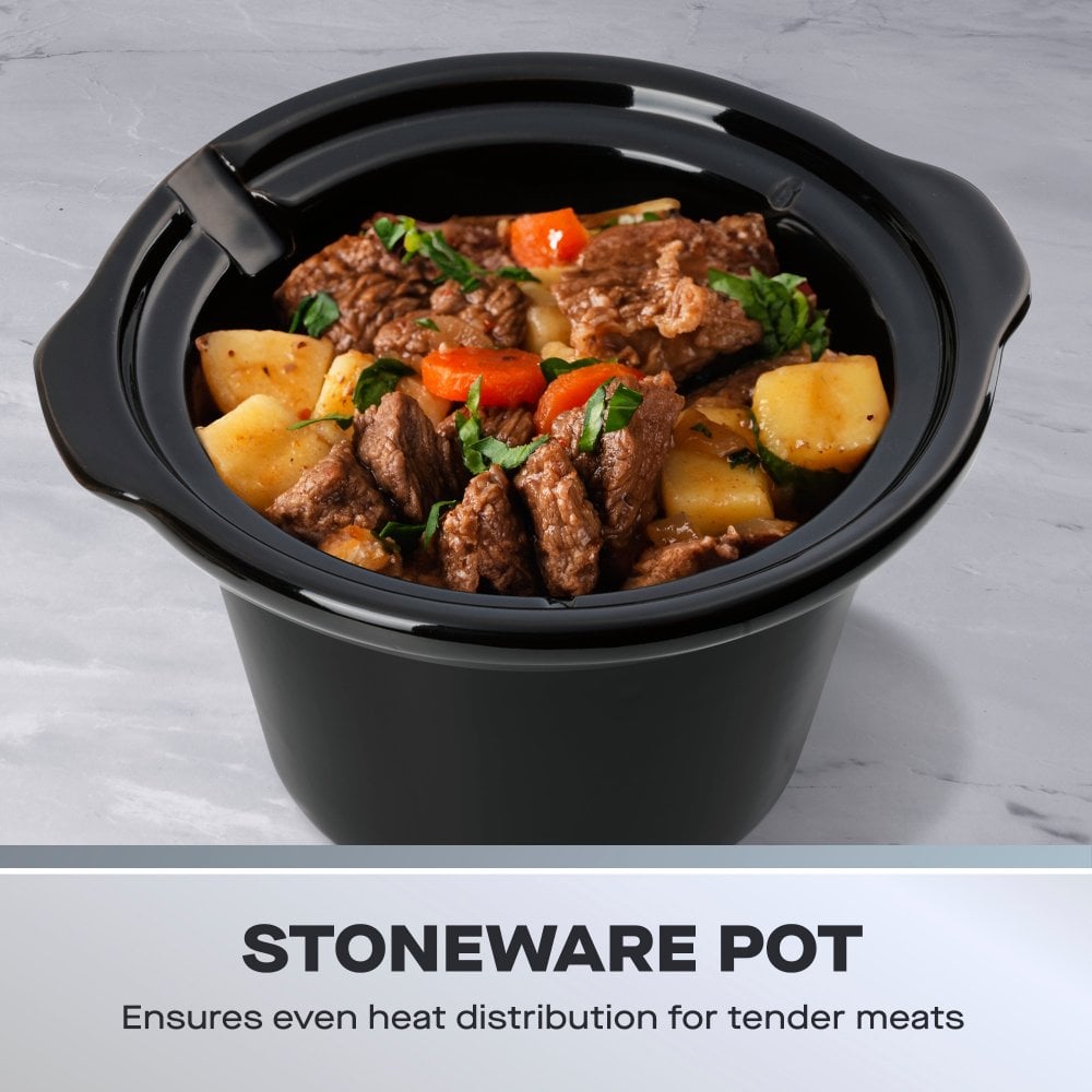 1.5L Slow Cooker, Stainless Steel