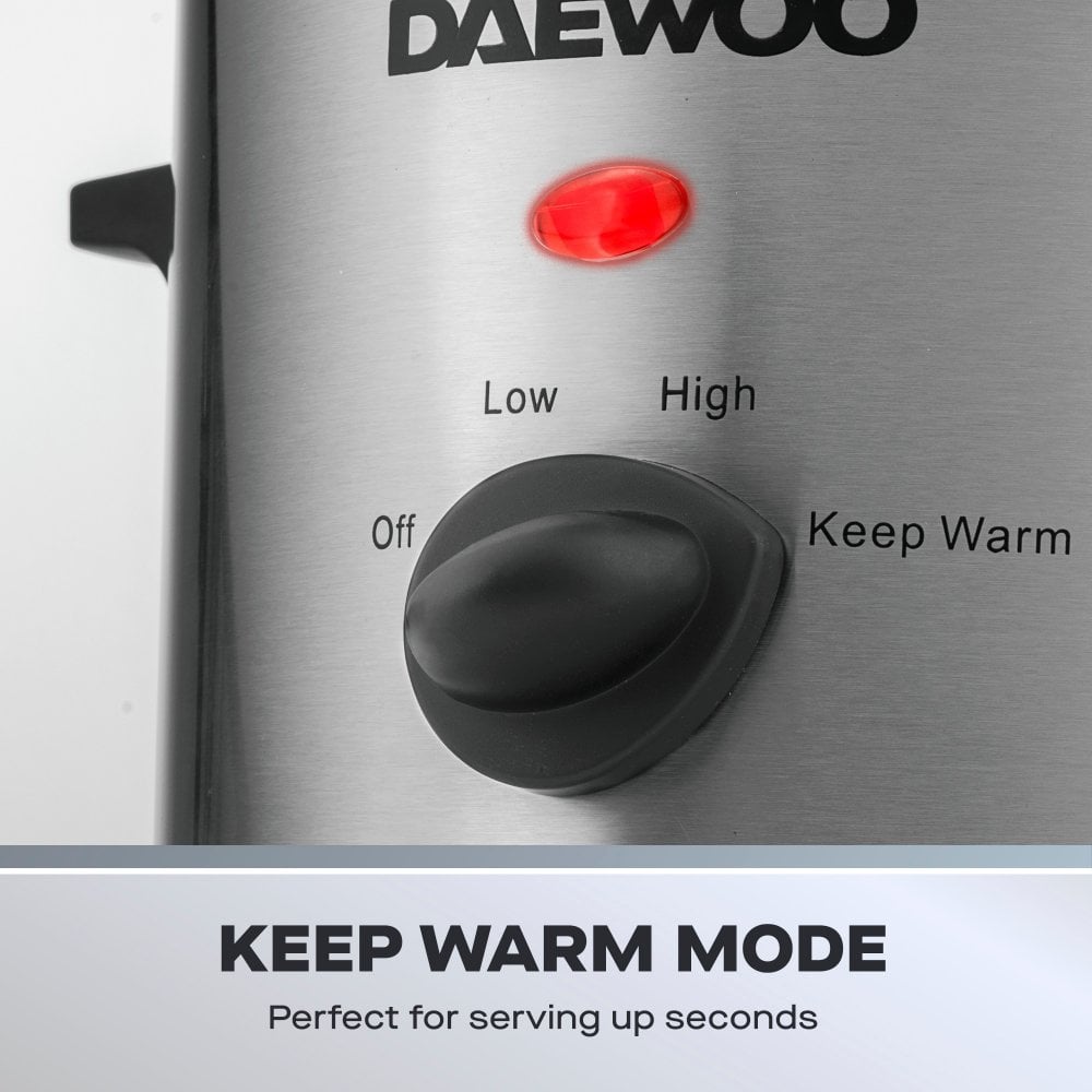 1.5L Slow Cooker, Stainless Steel