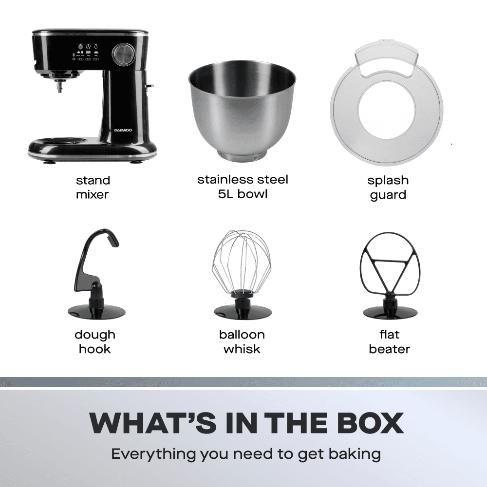 Essentials 600W 3.5L Baking Stand Mixer