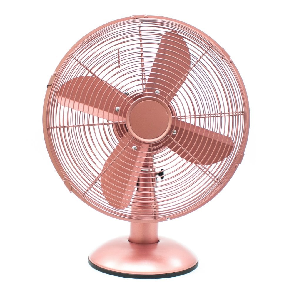 12" Rose Gold Desk Fan