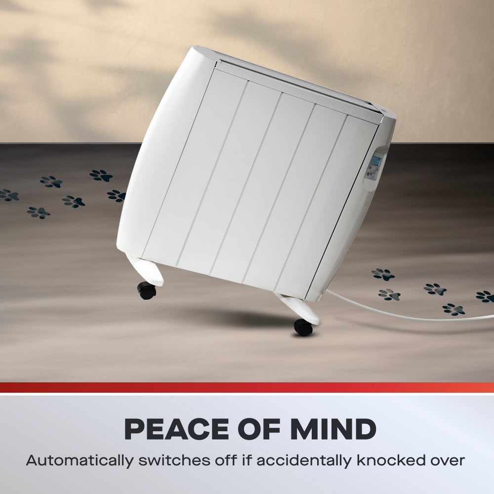 1500W Ceramic Electric Radiator, Freestanding or Wall Mounted