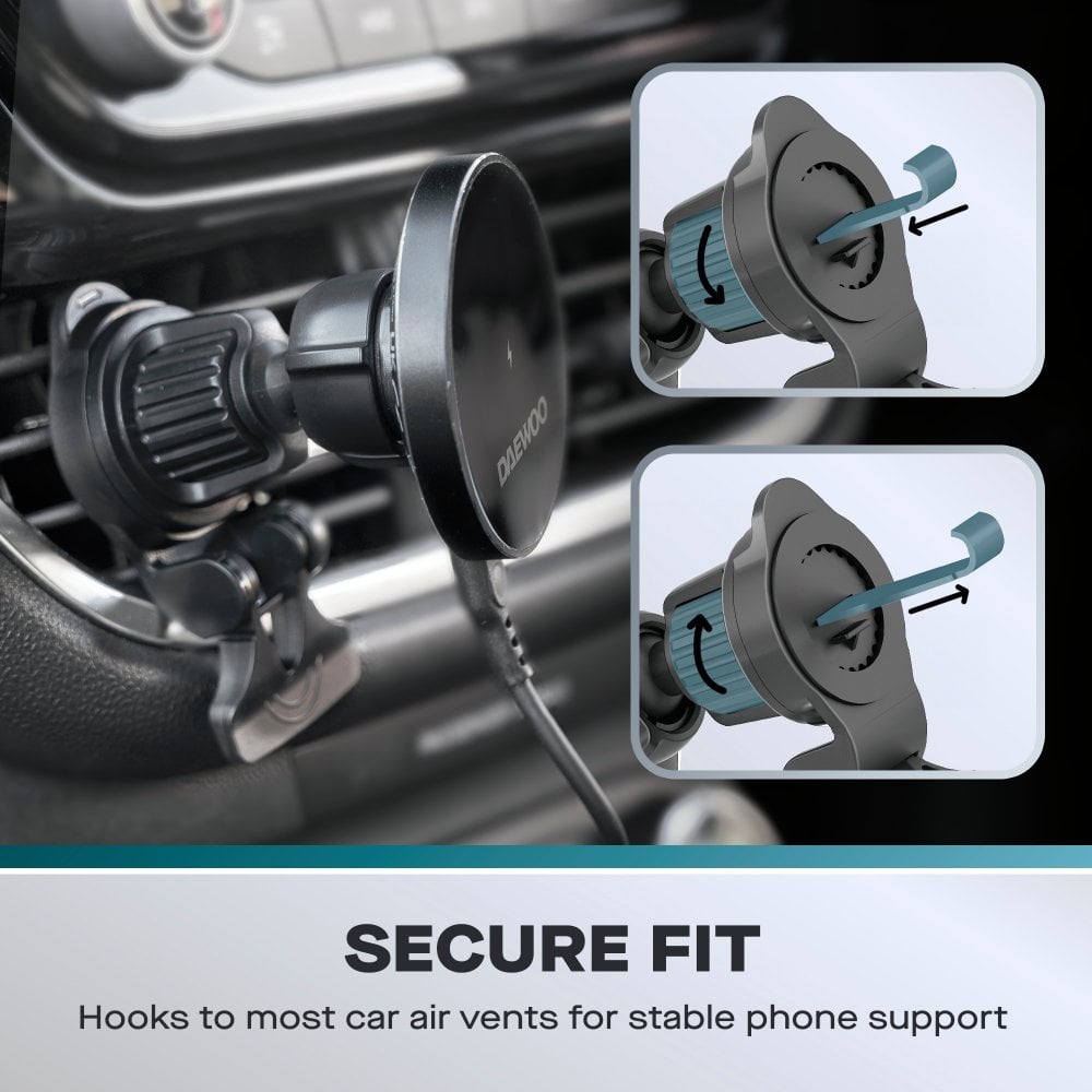 15W Magsafe Car Mount Phone Charger