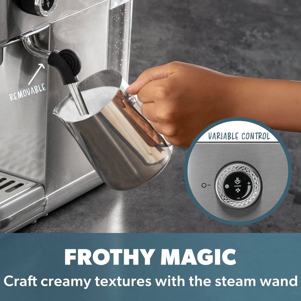 Daewoo 20 Bar Digital Compact Espresso Coffee Maker