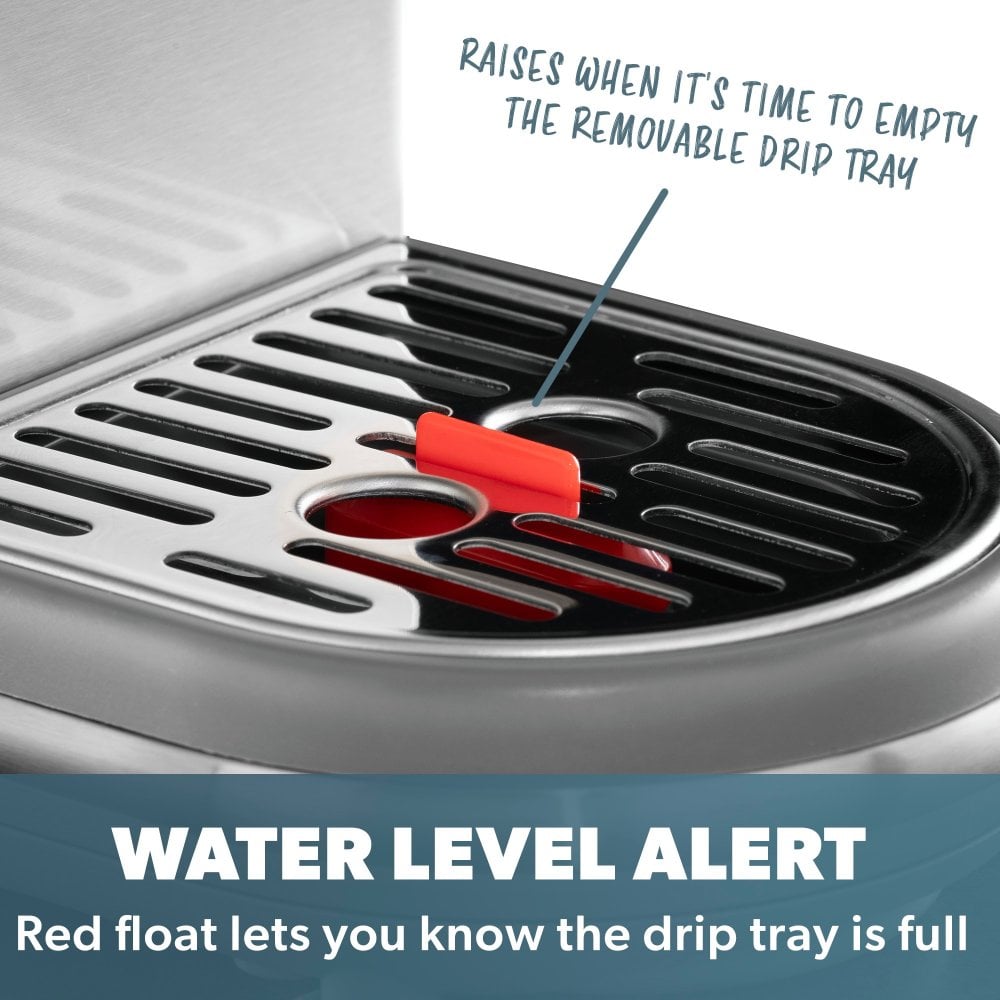 Daewoo 20 Bar Digital Compact Espresso Coffee Maker