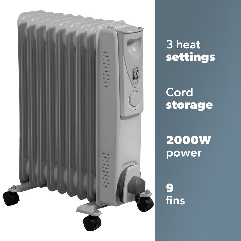 2000W Oil Filled Radiator