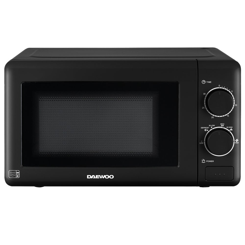 20L Black Manual 800W Microwave