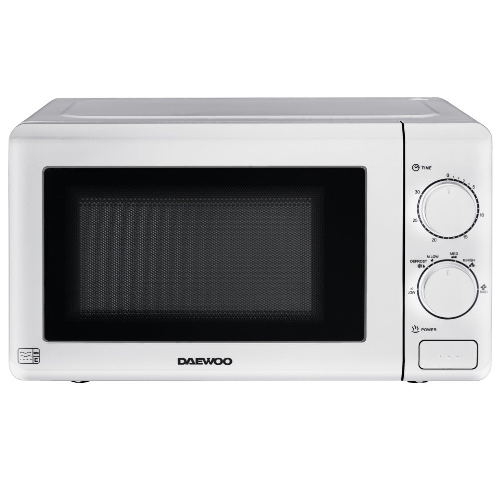20L White Manual 800W Microwave