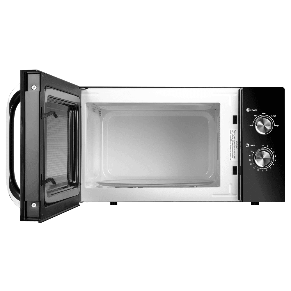 23L Black Manual 800W Microwave