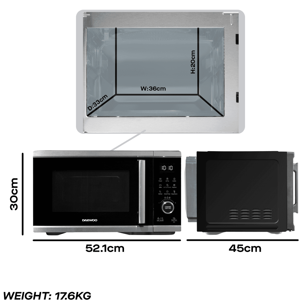 26L 5-in-1 Air Fryer Microwave Oven