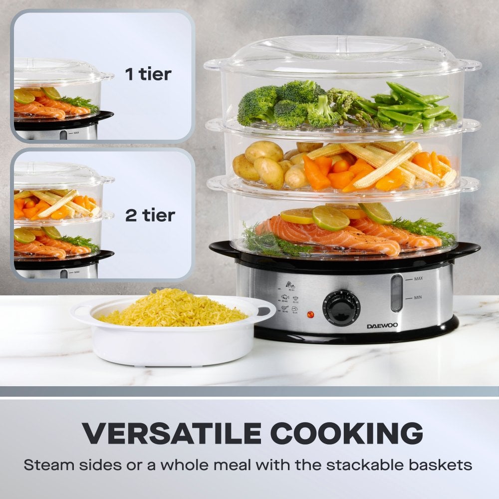 3-Tier Food Steamer, 9L