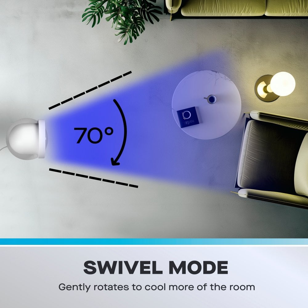 30" Slimline Oscillating Tower Fan with 3 Speed Settings