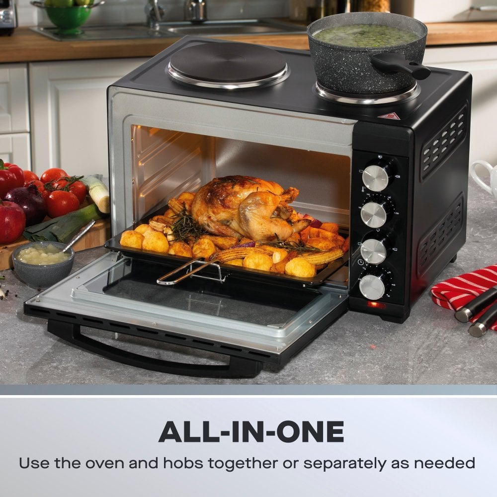 3000W 32L Countertop Oven with Hot Plates