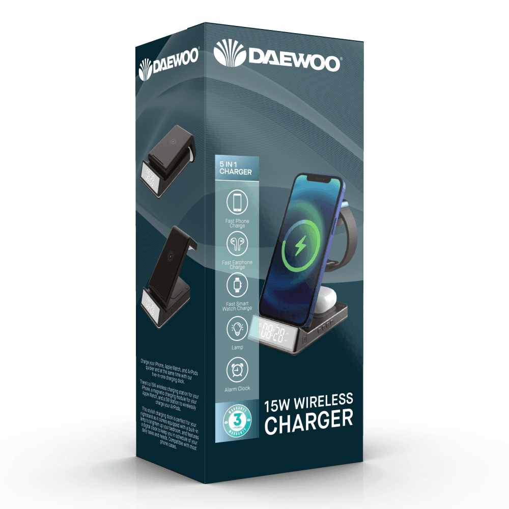 5-in-1 Foldable Wireless Charging Station