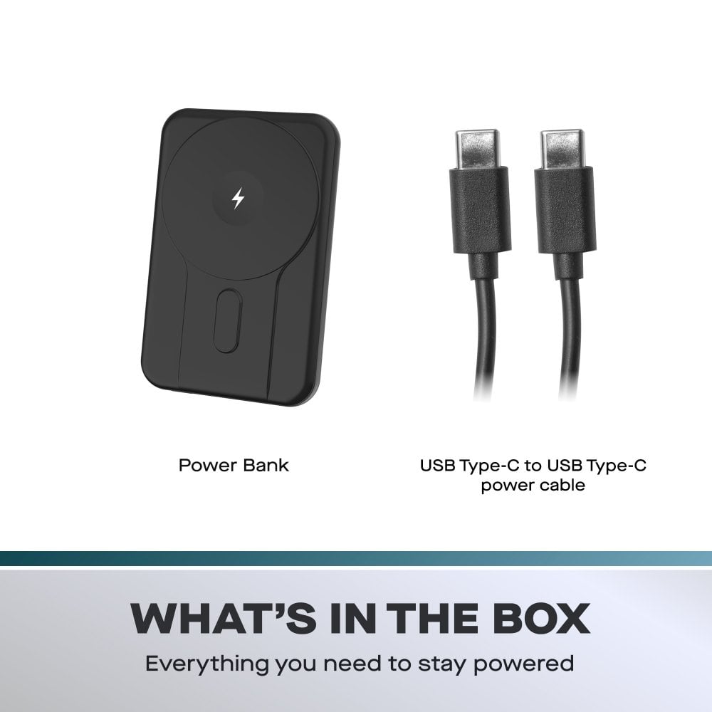 5000mAh Portable MagSafe Wireless Power Bank