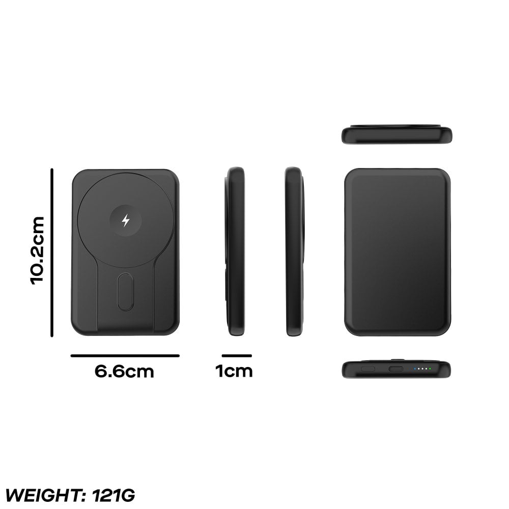 5000mAh Portable MagSafe Wireless Power Bank