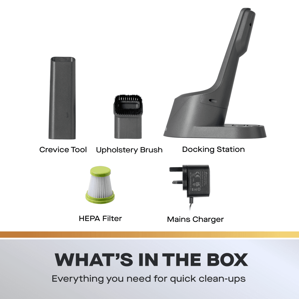 7.4V Compact Lyte Cordless Handheld Vacuum Cleaner