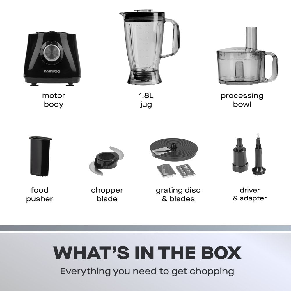 750W 2L Food Processor & 1.8L Blender Combo