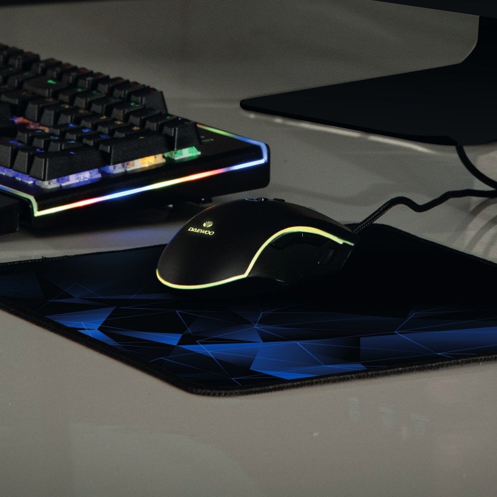 Ambidextrous RGB Light Up Gaming Mouse 12,000 DPI