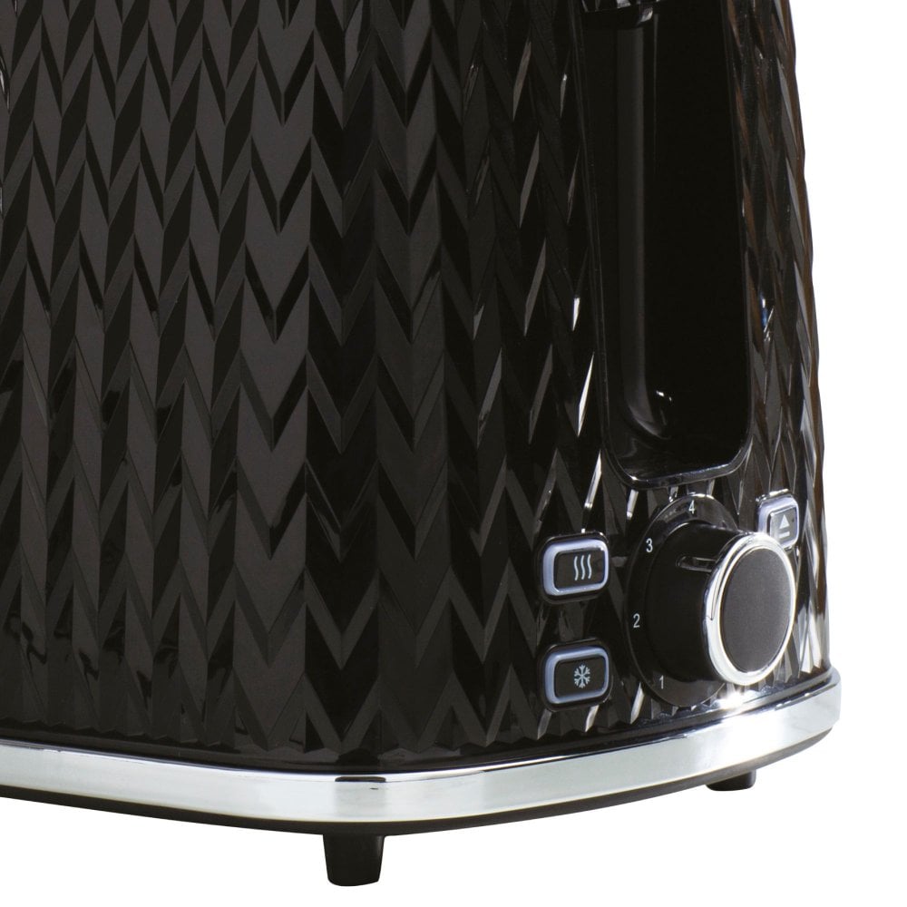 Black Argyle 2 Slice Toaster