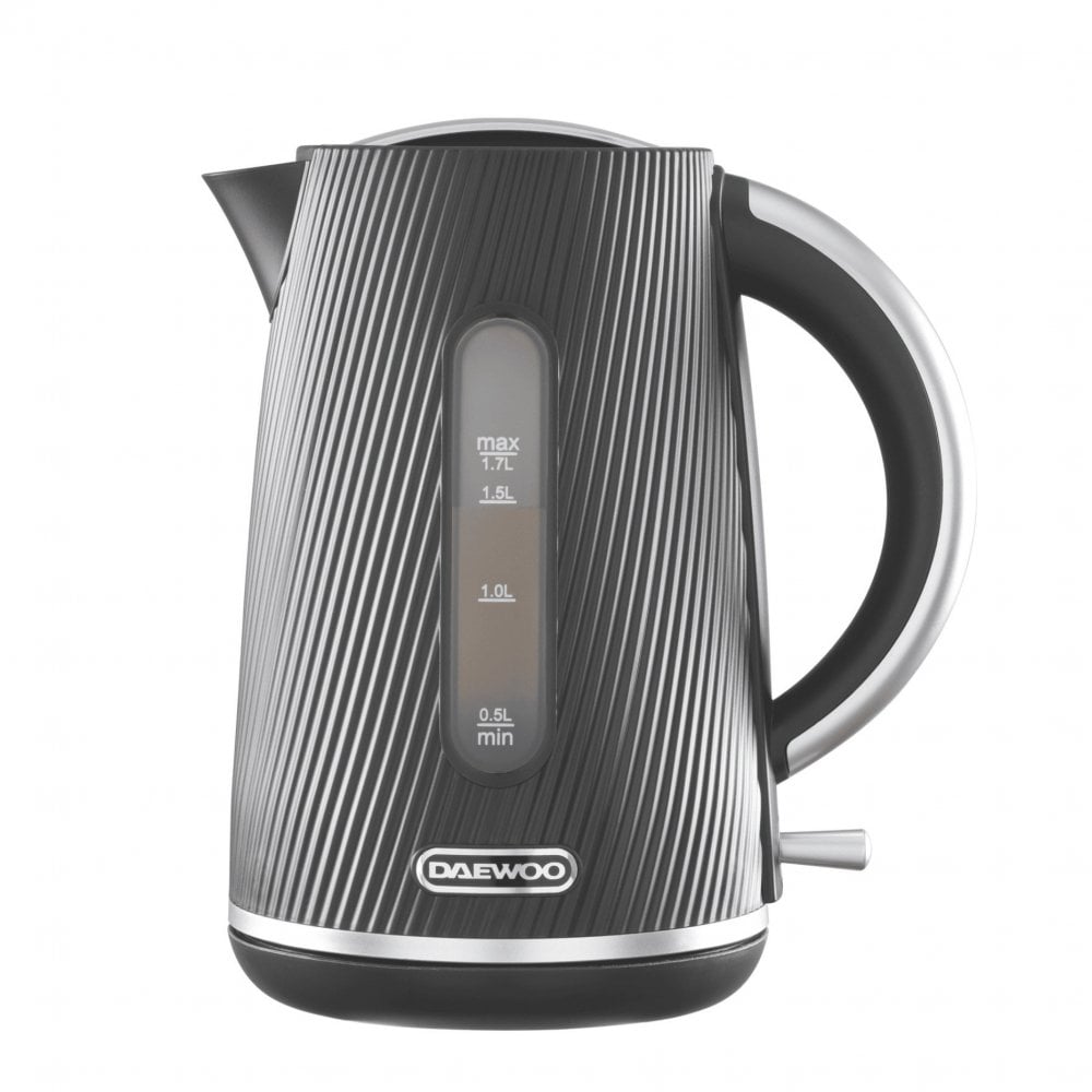 Daewoo Black Cascade 1.7L Jug Kettle
