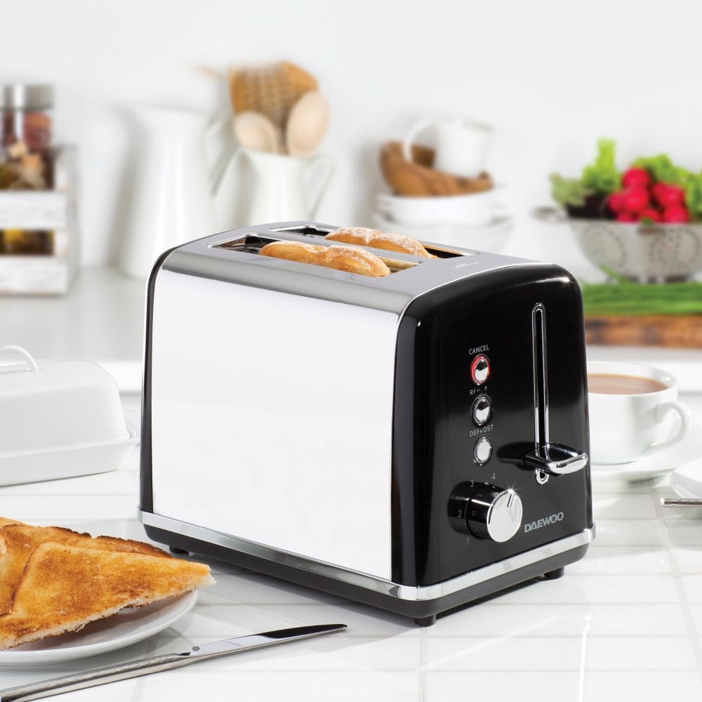 Black Kensington 2 Slice Toaster