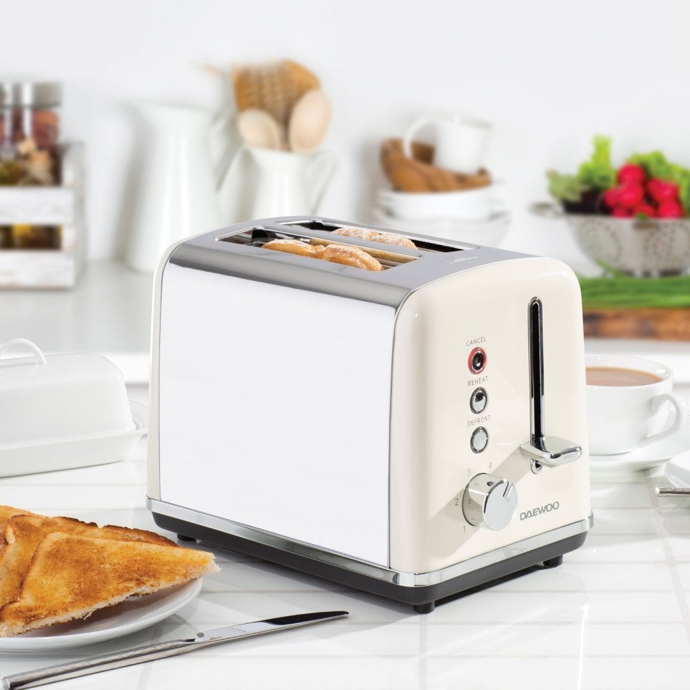 Cream Kensington 2 Slice Toaster