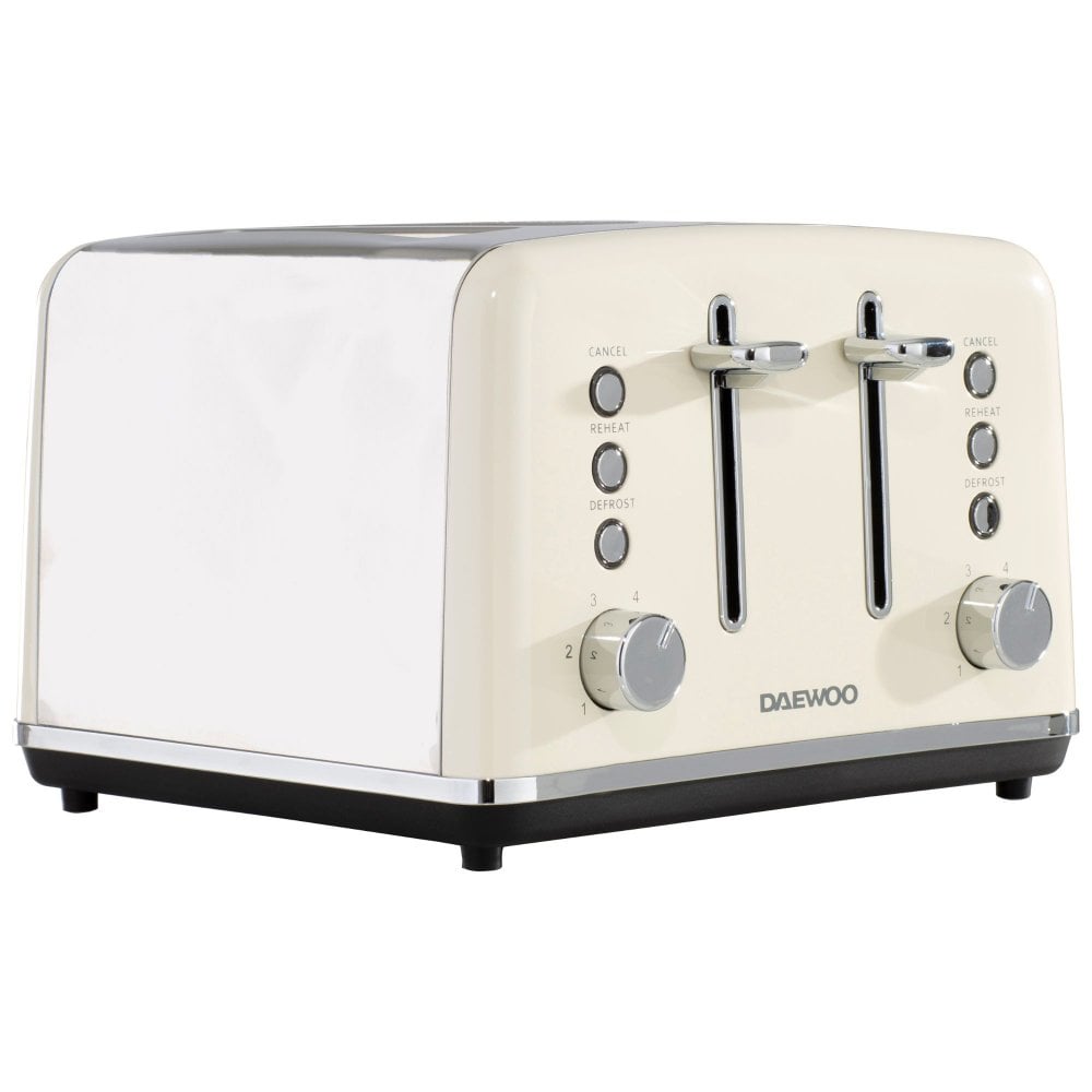 Cream Kensington 4 Slice Toaster