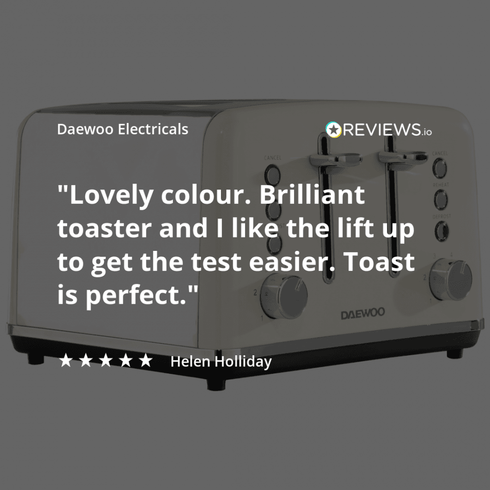 Cream Kensington 4 Slice Toaster