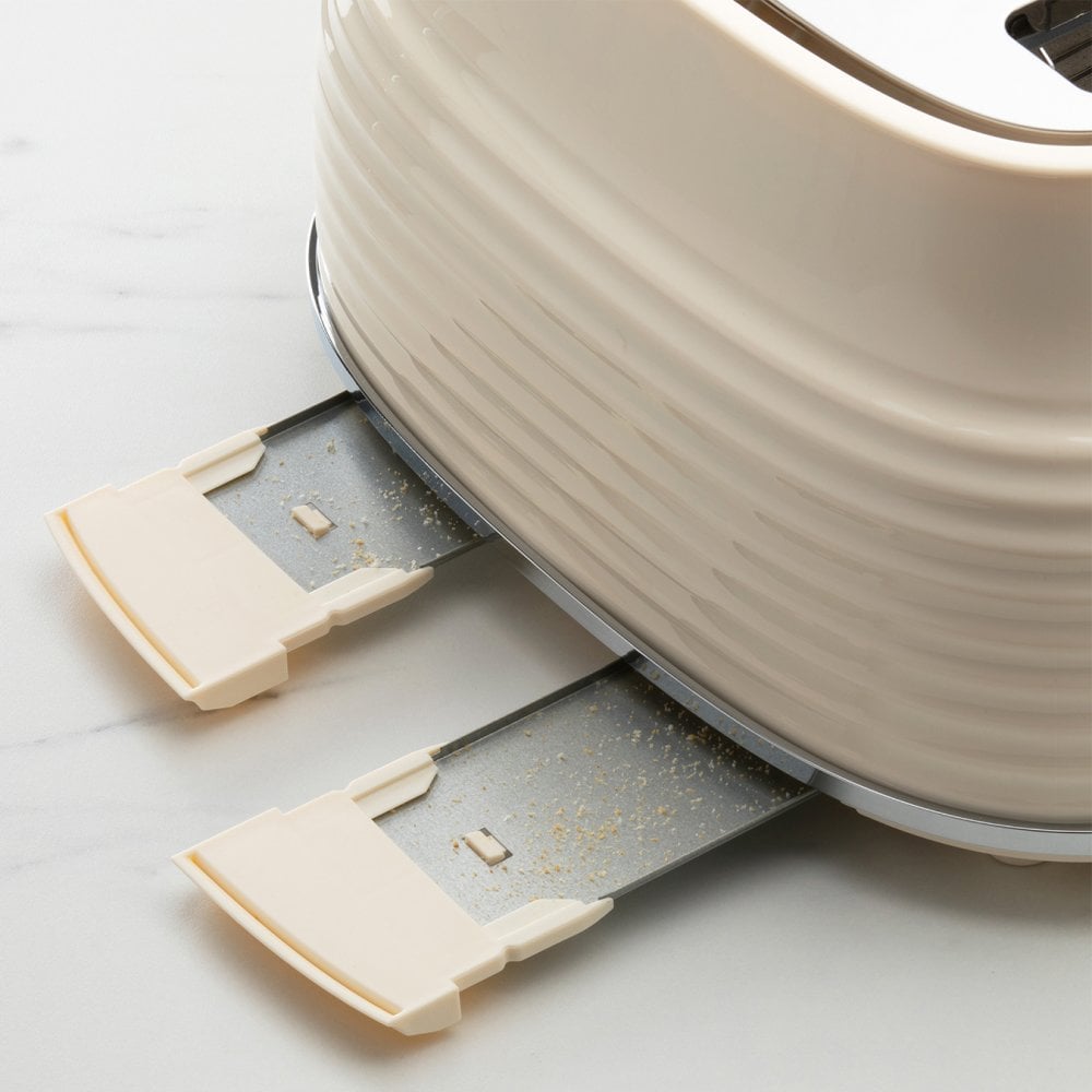 Cream Sienna 4 Slice Toaster