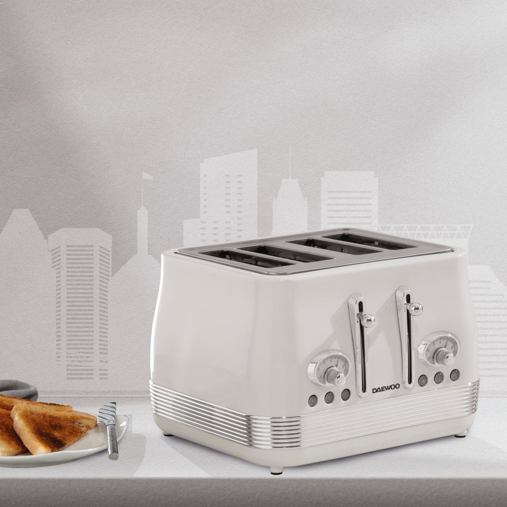 Denver Buttermilk 4-Slice Toaster