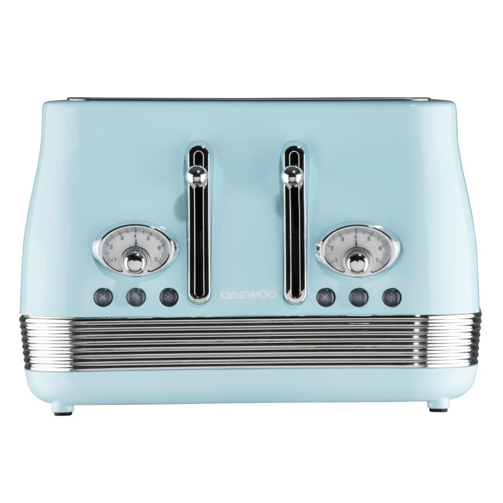 Denver Sky Blue 4-Slice Toaster