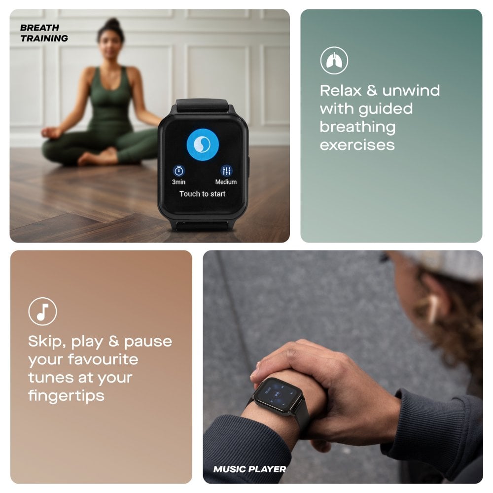 Flight Smartwatch with Multi Sports & Heart Rate Function