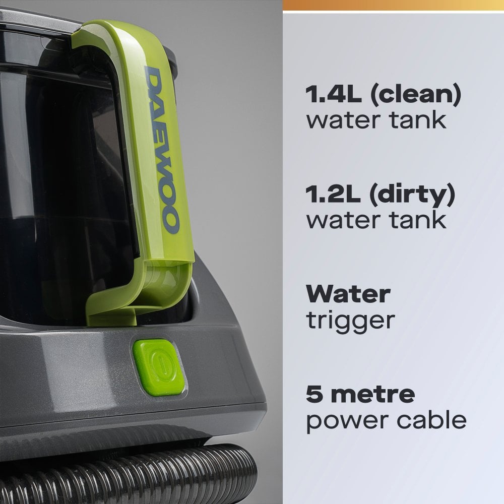 Hurricane 650W 1.4L Carpet & Upholstery Spot Washer