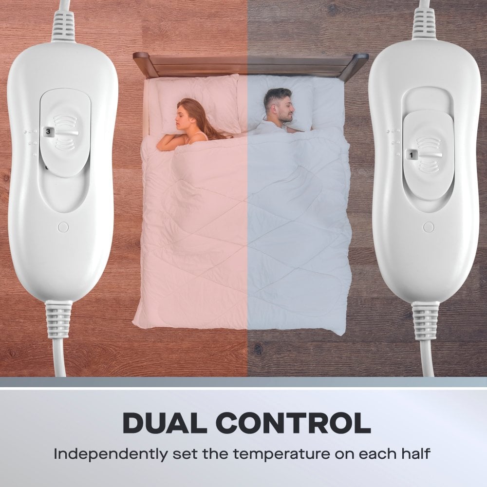 Premium Fleeced King Size Fitted Heated Blanket