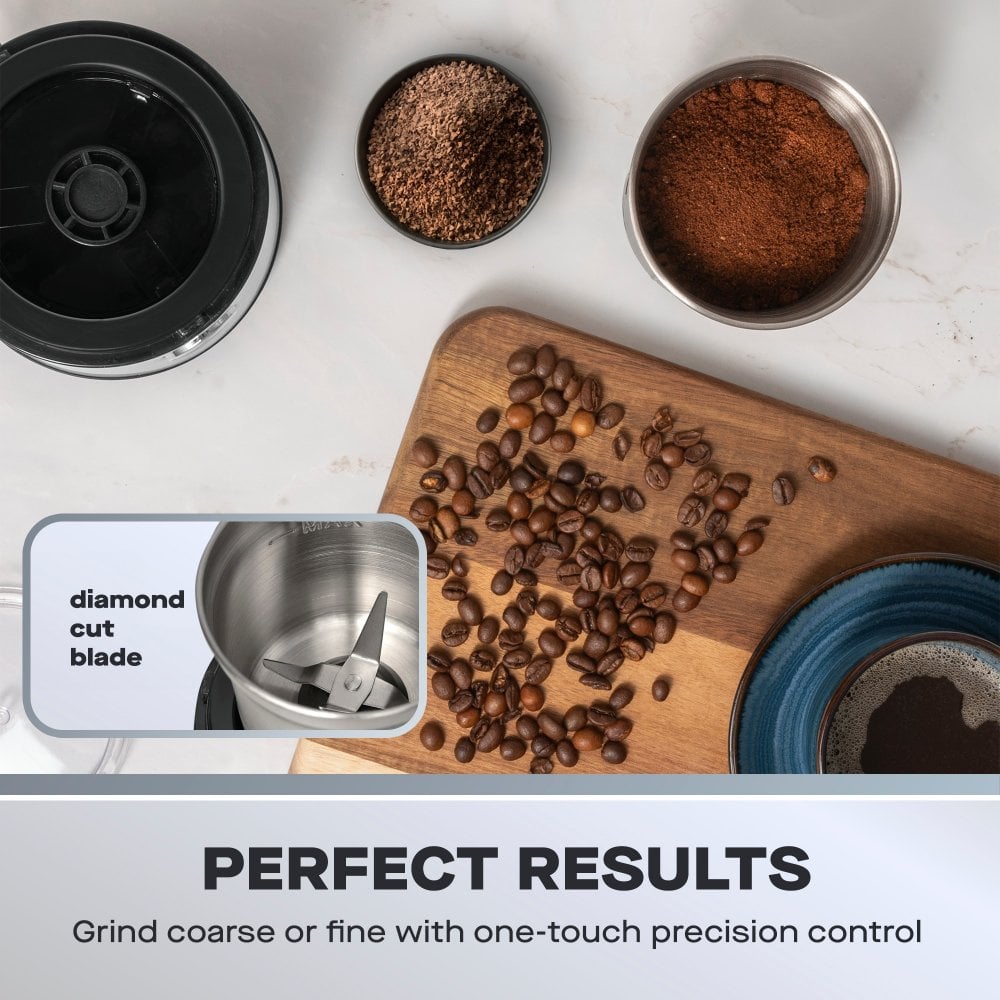 Wet & Dry Coffee & Spice Grinder, Stainless Steel