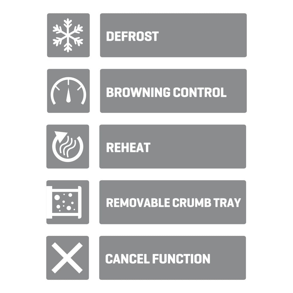 White 2-Slice Toaster