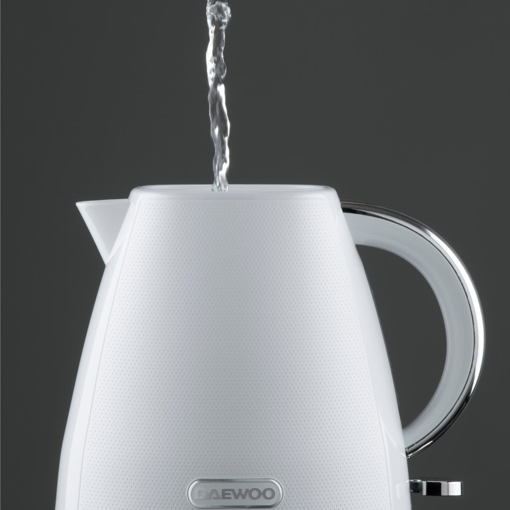 White Stirling 1.7L Pyramid Kettle