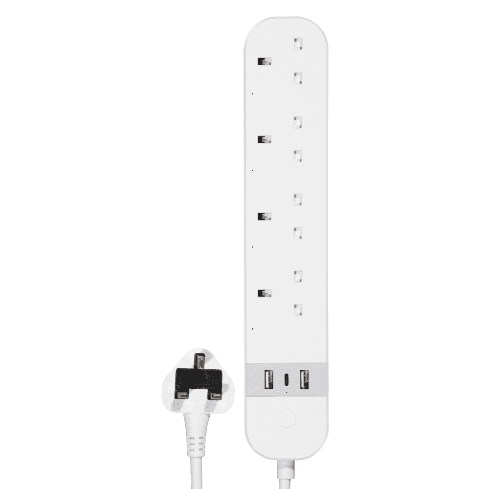 WiFi Smart 4 Socket Extension Lead, 2m