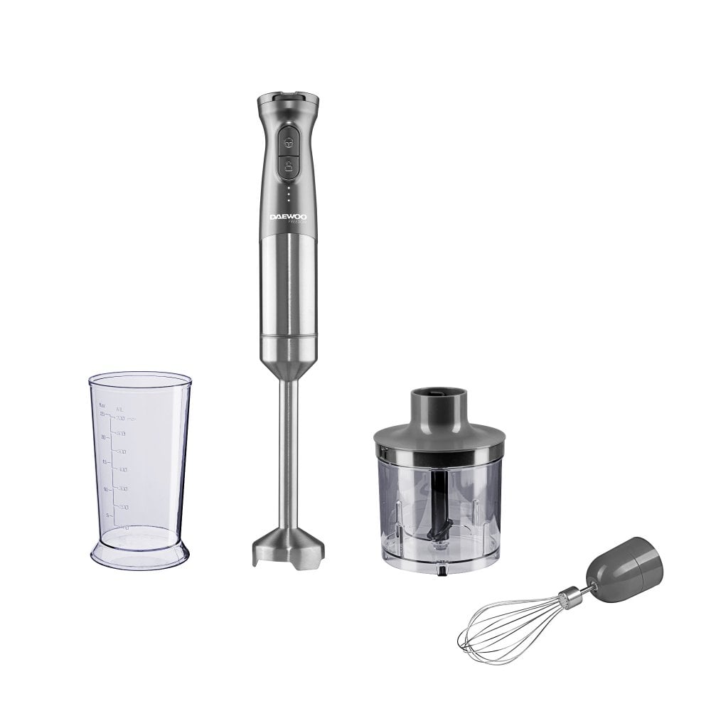 200W Cordless Pro 3-in-1 Hand Blender Set with Whisk, Chopper & Jug