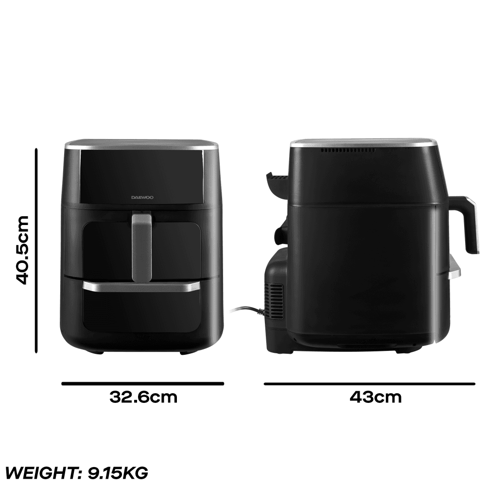 11L Space Saving Split Drawer Air Fryer