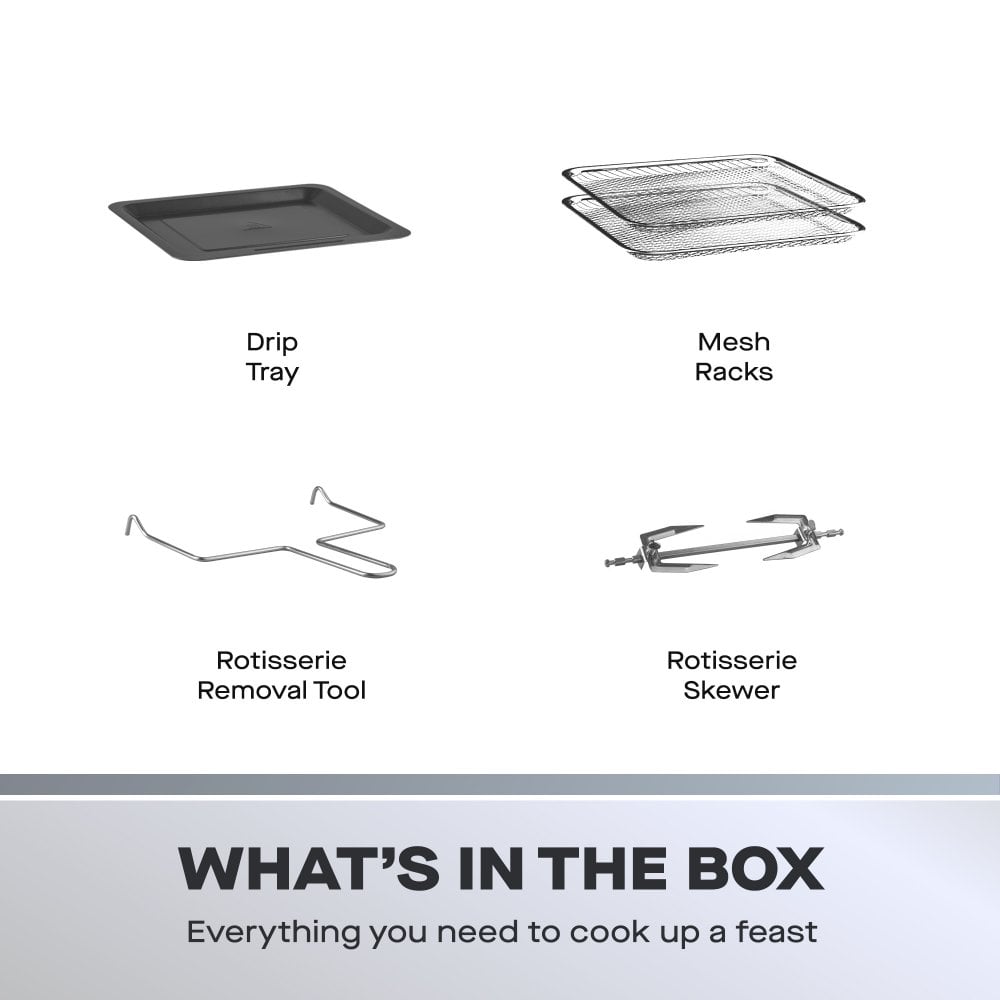 12L Manual Rotisserie Air Fryer Oven