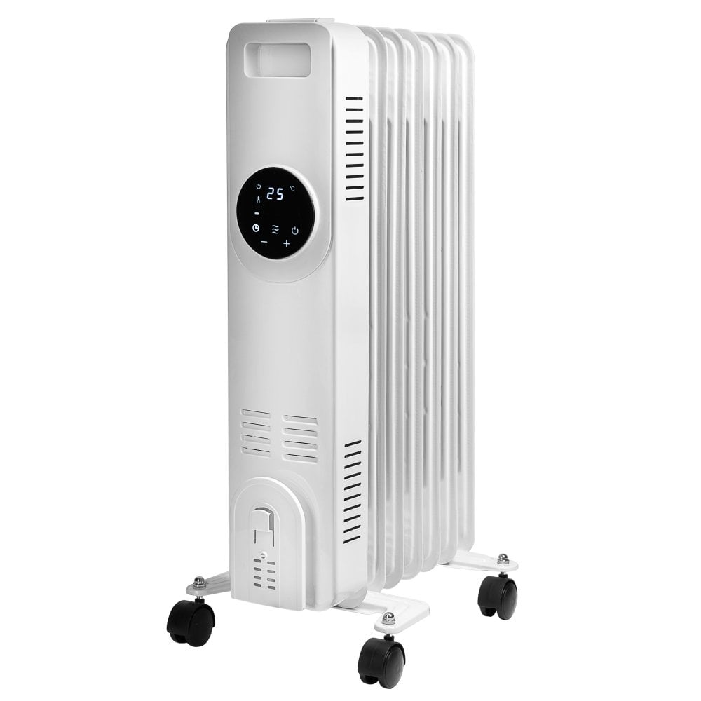 1500W Oil Filled Radiator with LED Display & Remote Control
