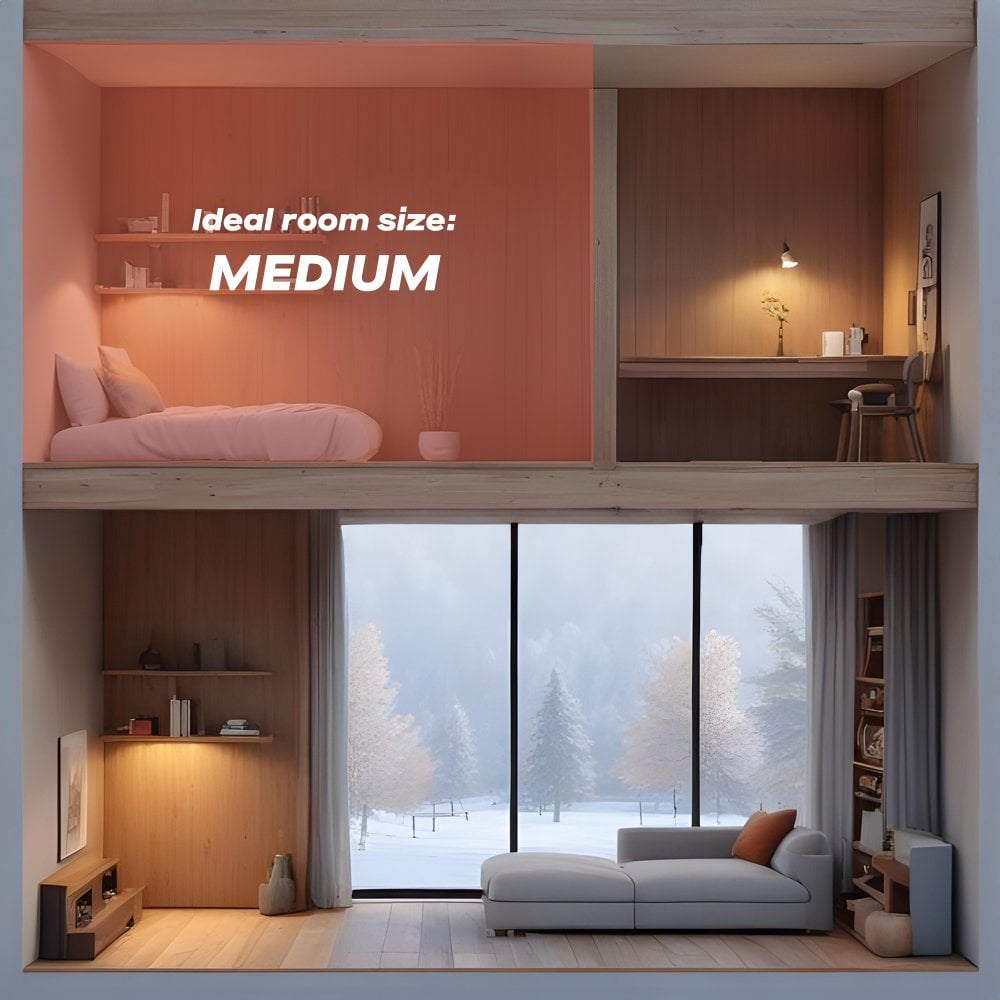 1200W 2 Bar Ceramic Heater