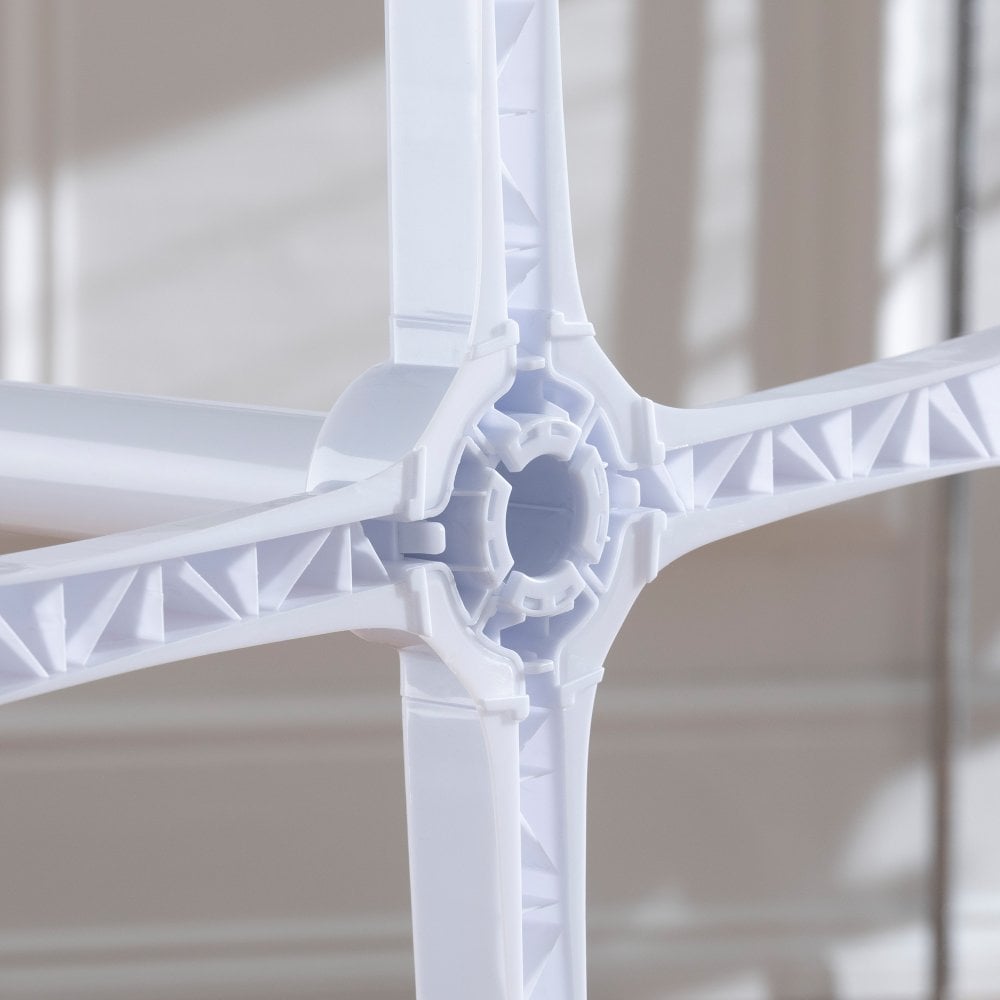 16" White Pedestal Fan with Clip On Base