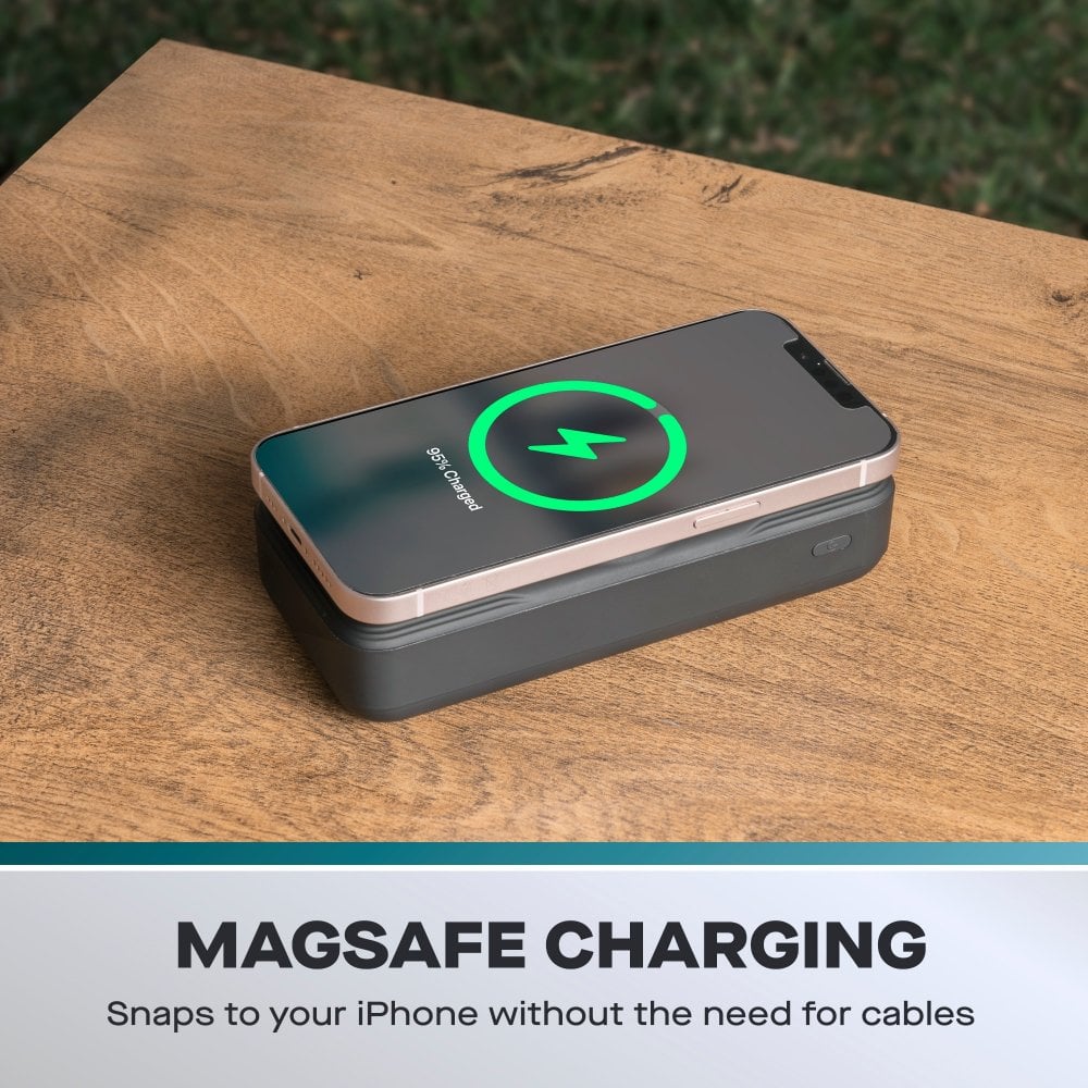 20000mAh Portable Power Bank with Built-in Cables