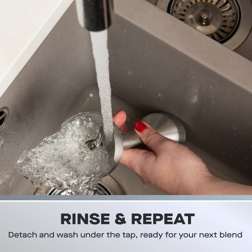 200W Cordless Pro 3-in-1 Hand Blender Set with Whisk, Chopper & Jug