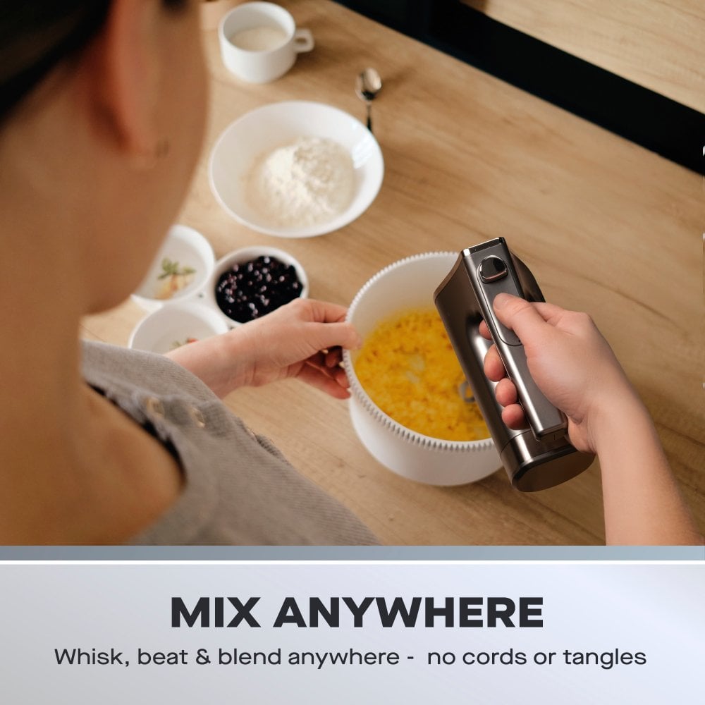 200W Cordless Pro Hand Mixer