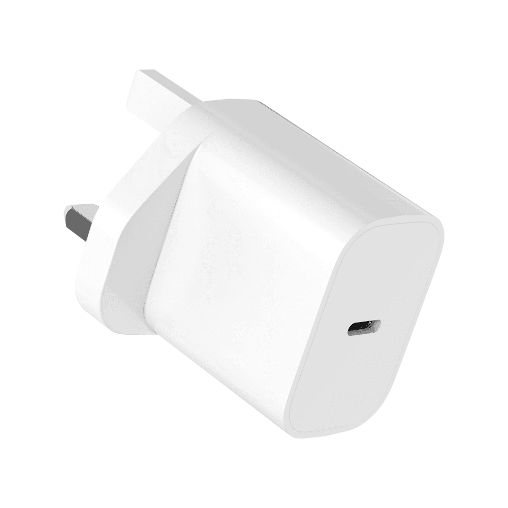 20W USB-C White Wall Charger Plug Socket Adaptor