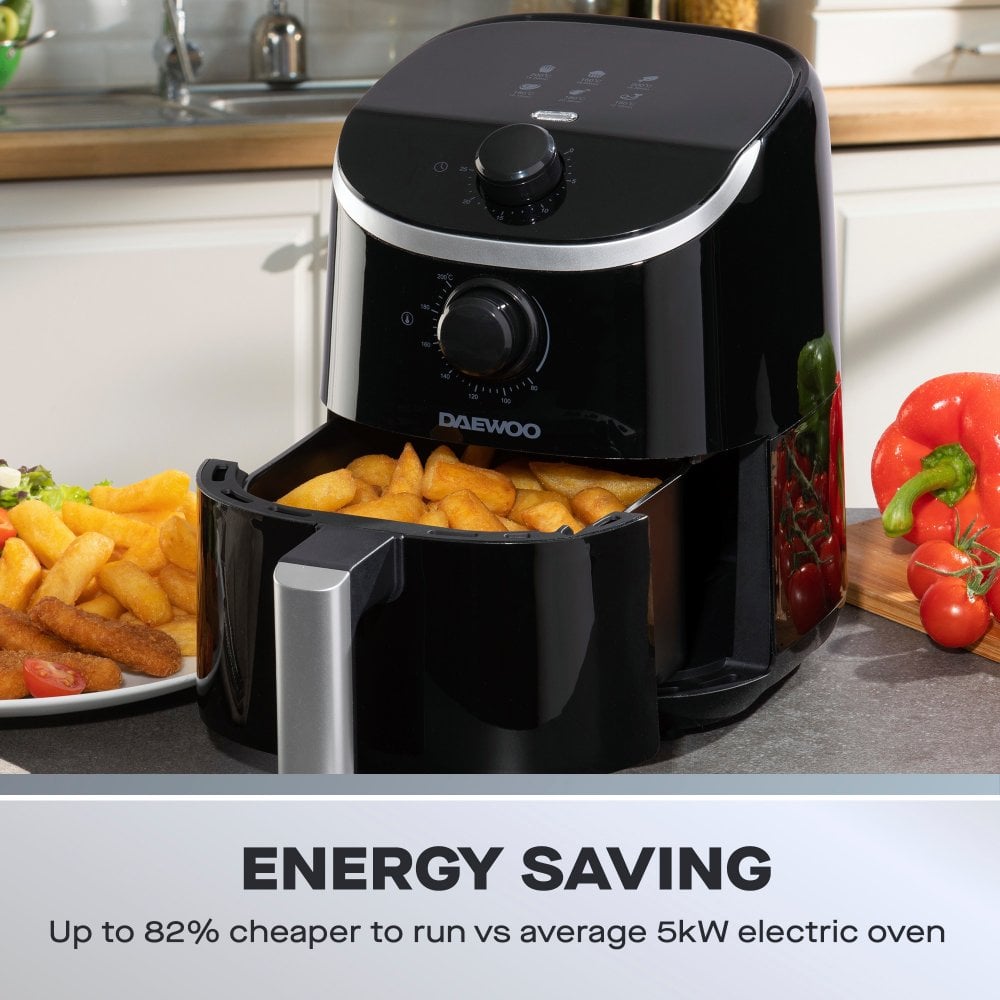 2L Compact Single Drawer Manual Air Fryer