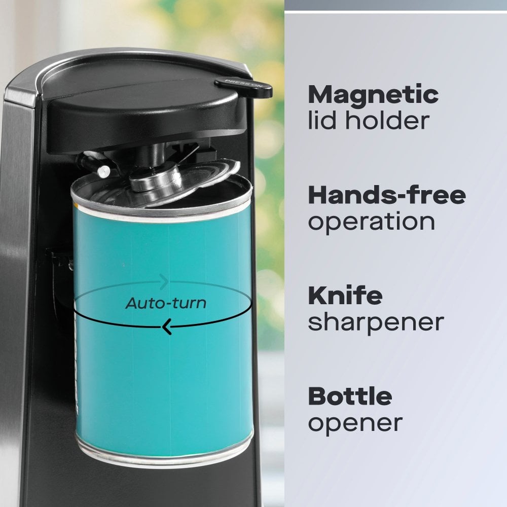 3-in-1 Electric Can Opener, Knife Sharpener & Bottle Opener